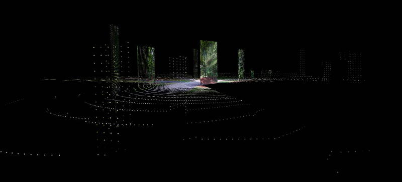 Illustration for article titled See Your City Like a Hazy Point Cloud from Another Dimension